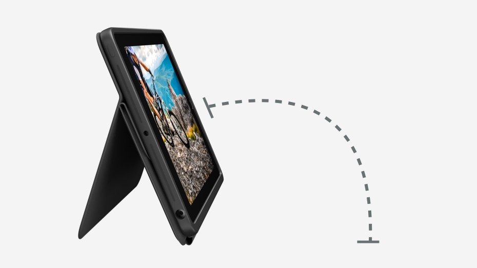 Rugged Folio | Showing its flexible angle range