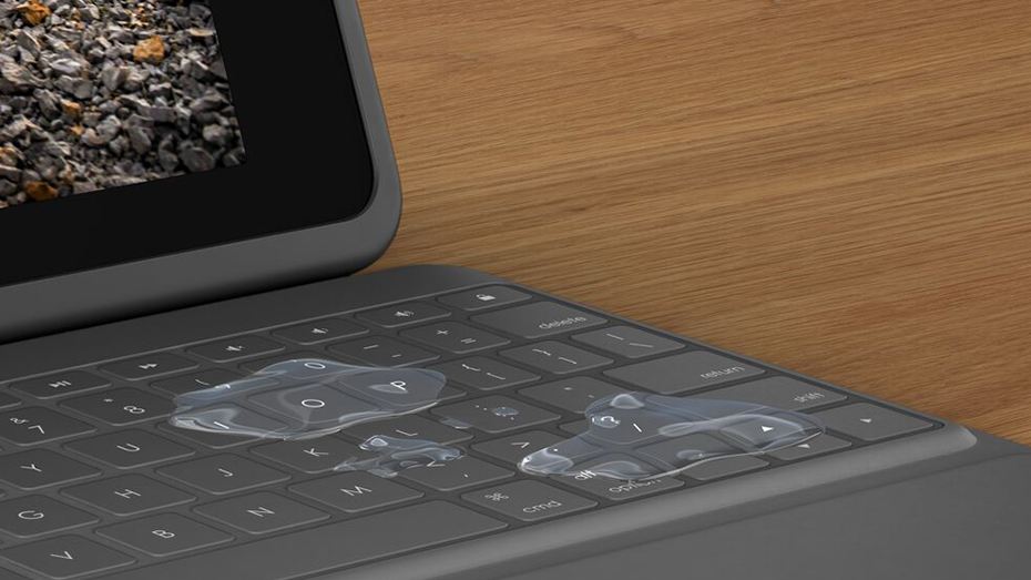 Rugged Folio | Spills on its keyboard face