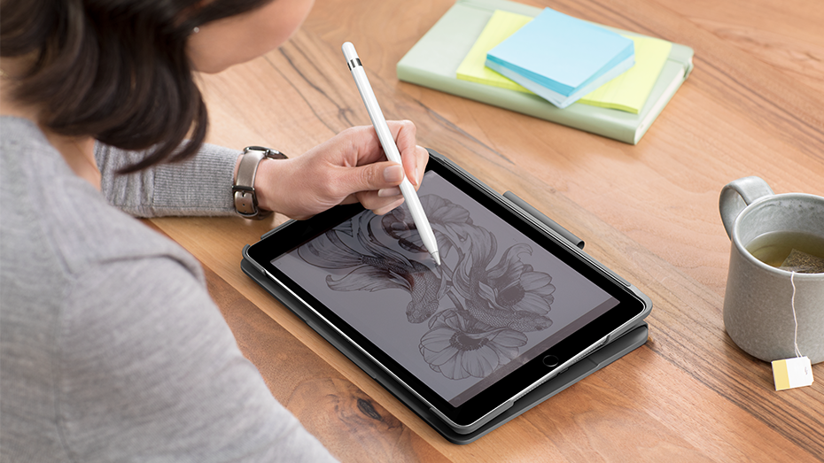 Logitech Slim Folio iPad Keyboard Case for iPad and iPad Air