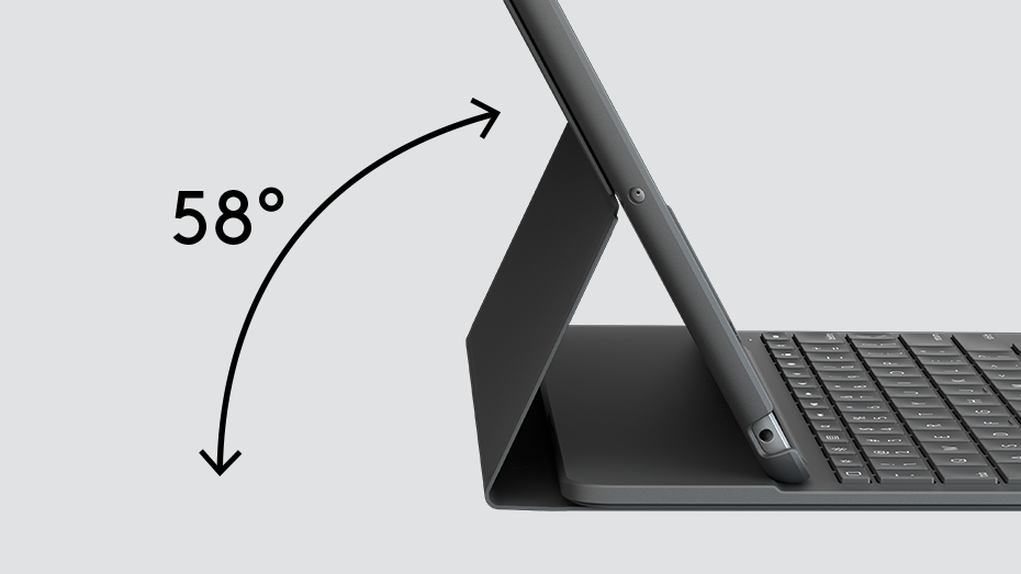 Logitech Slim Folio iPad Keyboard Case for iPad and iPad Air