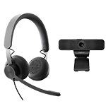 

Wired Personal Video Collaboration Kit - UC ZONE WIRED HEADSET + C925e webcam