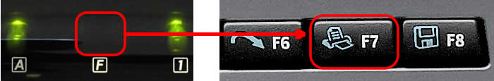 MX3000 F7 key