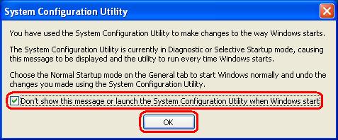 msconfig restart msg 2