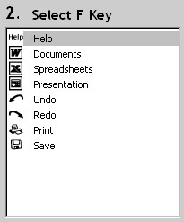 MX5000 SP selectFkey