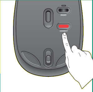 mouse connect button