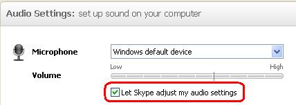 adjust audio