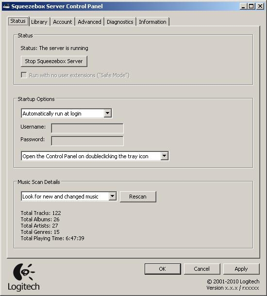 SqueezeboxServer_ControlPanel_StatusTabWindow.jpg