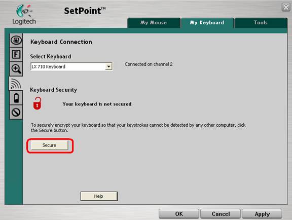 SP secure btn