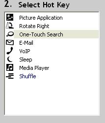 select hot key