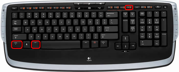 ctrl alt f12
