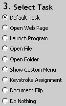 select F key task