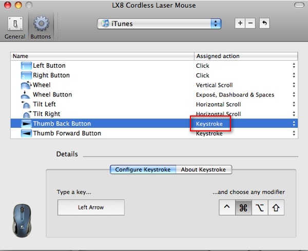 Customizing my Cordless Desktop Wave mouse with Logitech software (LCC ...