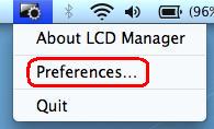 LCD Manager prefs