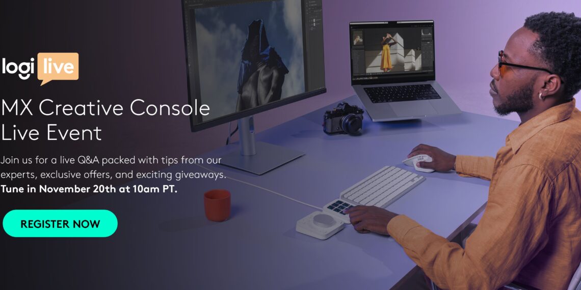 Join Us on November 20th for an Exclusive Live Q&A Event with Logitech for the MX Creative Console to Unlock Your Creative Potential