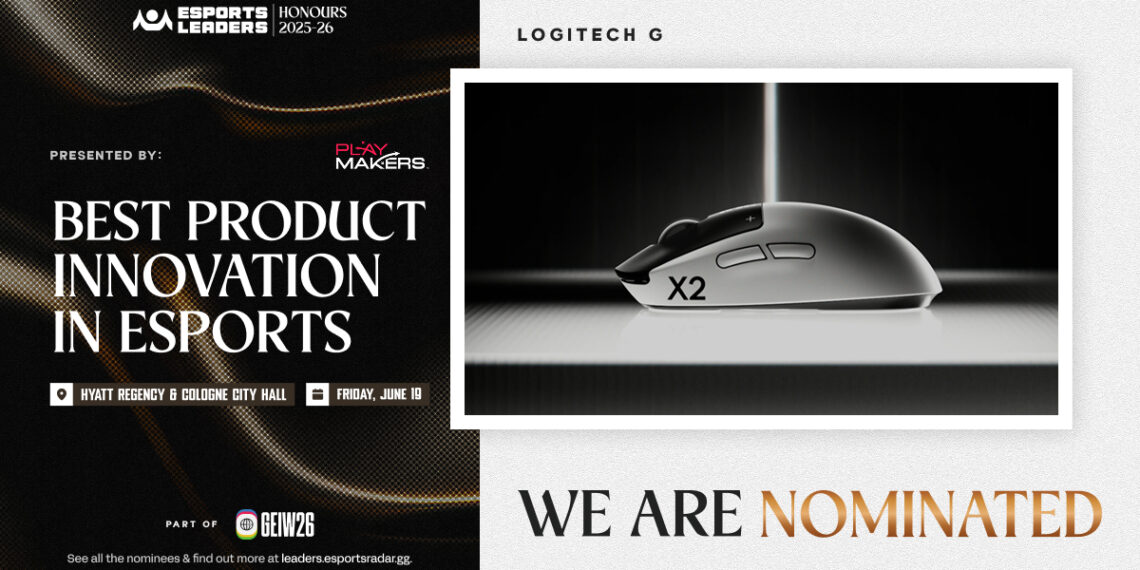 Celebrating Excellence: Logitech G’s PRO X2 SUPERSTRIKE Nominated for Best Product Innovation in Esports