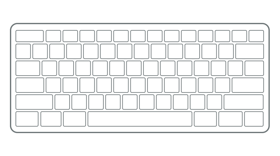 Ilustração de teclado