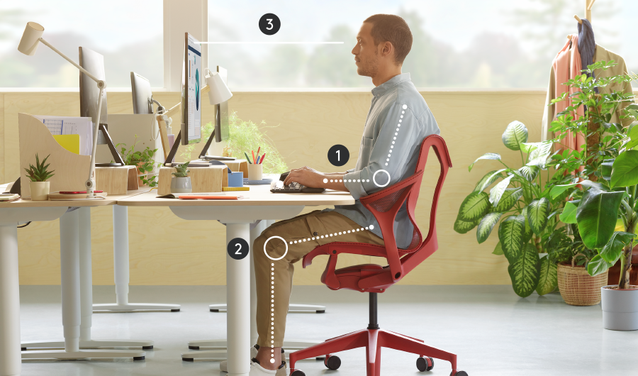 Comment installer un poste de travail ergonomique en 3 étapes