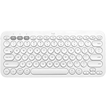 K380 MULTI-DEVICE KEYBOARD + M350 PEBBLE MOUSE Minimalist, Bluetooth accessories for computers or tablets - Off-white EspaÃ±ol (Qwerty) Keyboard only