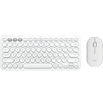 K380 MULTI-DEVICE KEYBOARD + M350 PEBBLE MOUSE - Combo - Off White - FranÃ§ais (Azerty)
