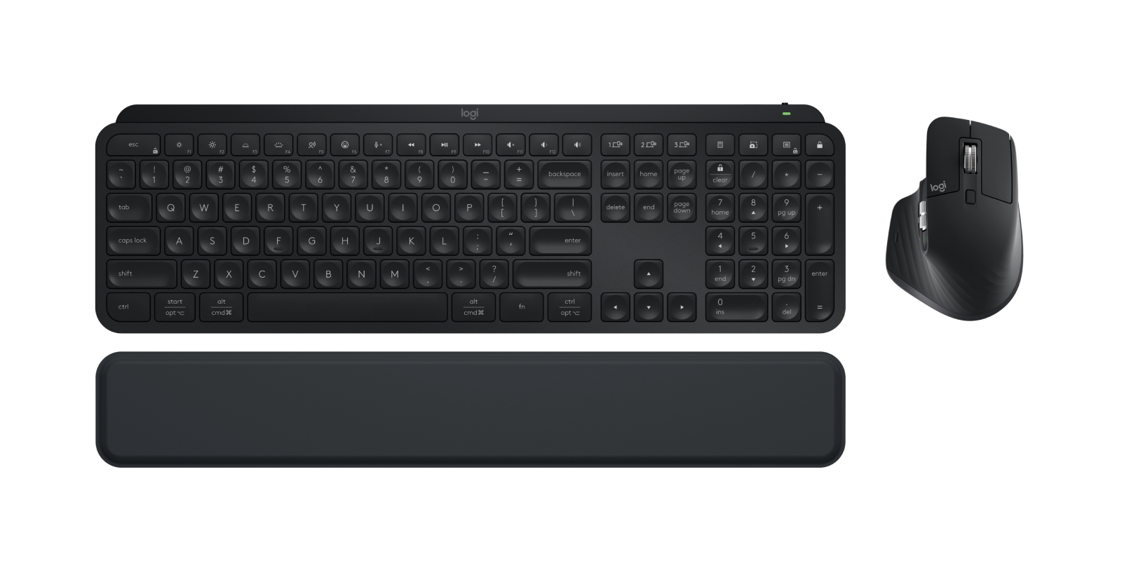 Logitech MX Keys S + MX Master 3S – Tastiera Illuminata E Mouse Wireless Performanti Per Windows/Mac