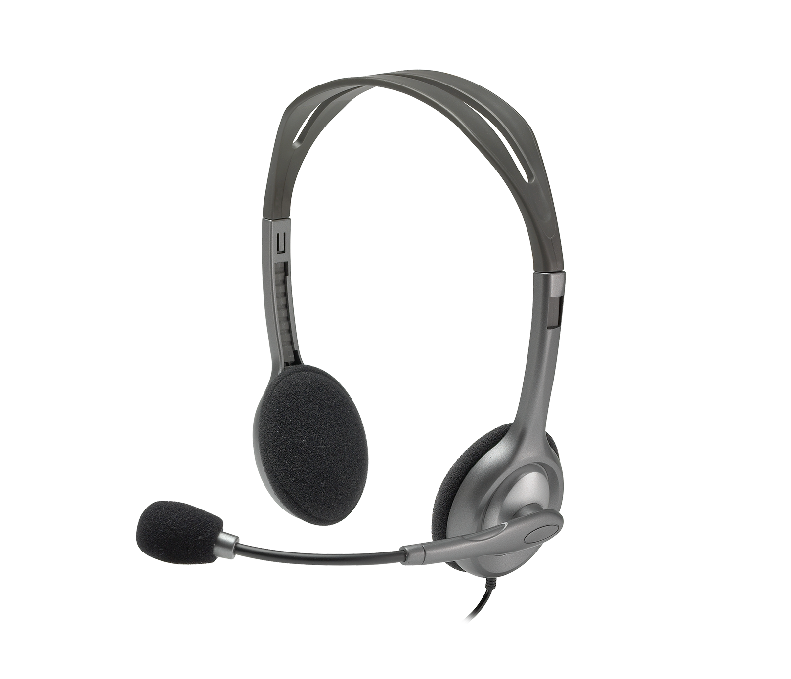 Logitech H110 Wired Stereo Headset dengan Dual Plug 3,5 mm