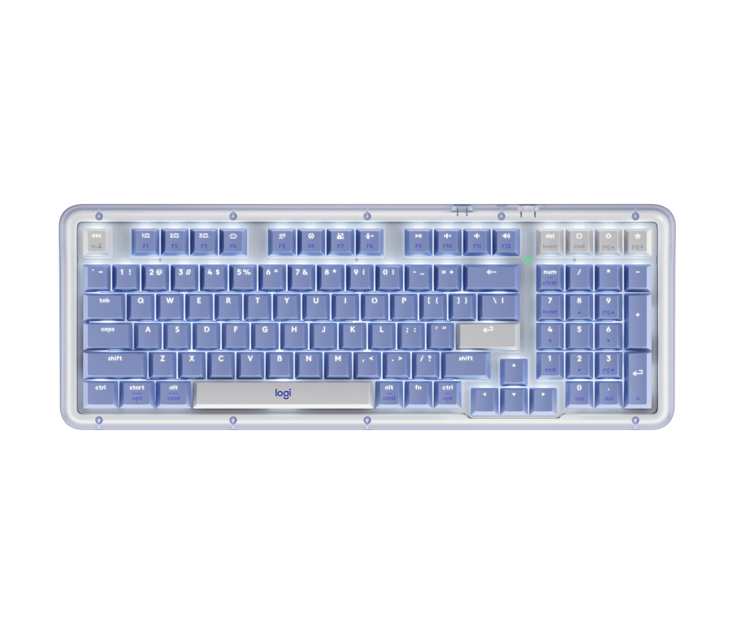 采用Gasket 结构设计的Alto Keys K98M 无线键盘| 罗技