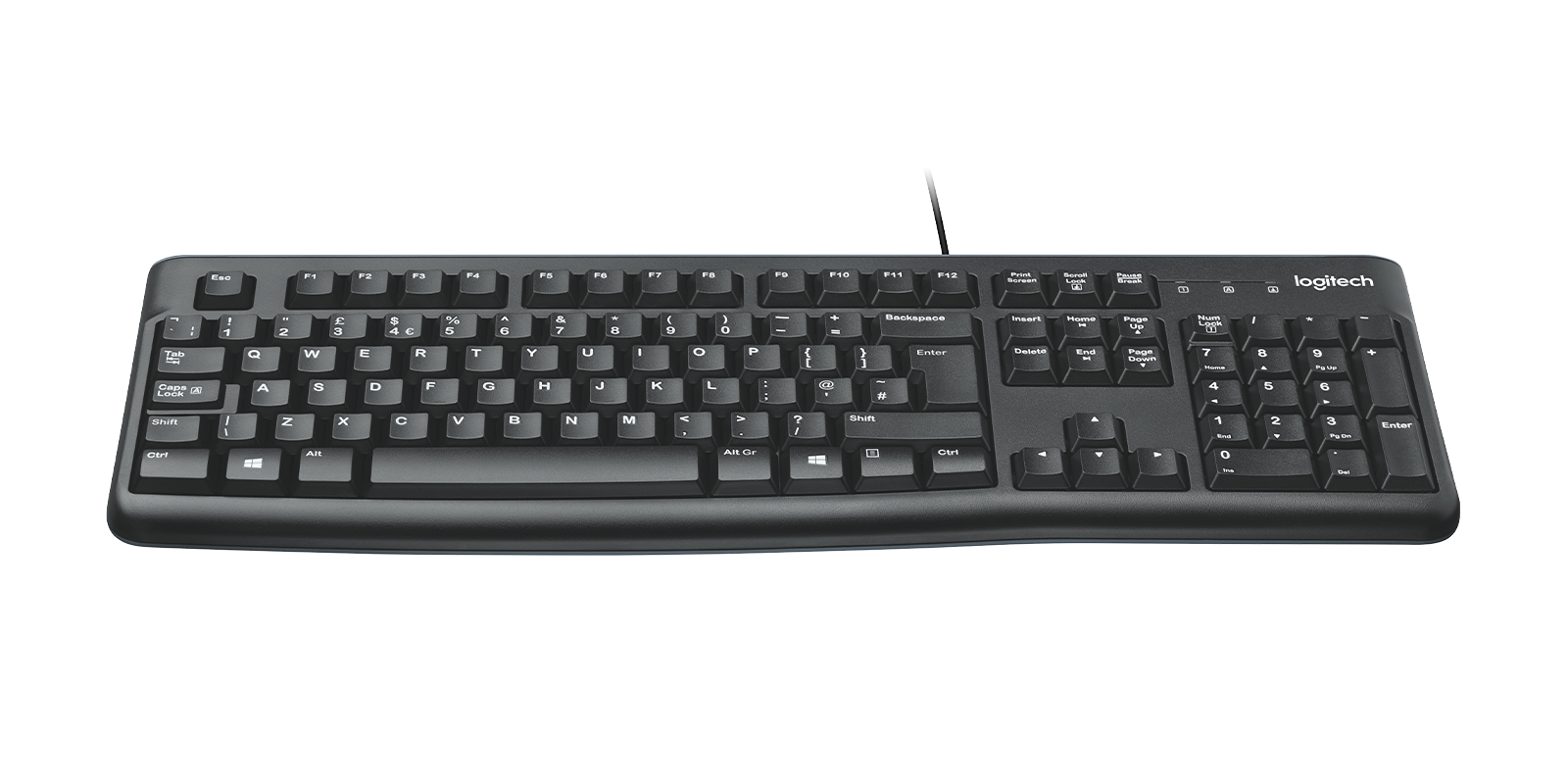 Tastiera cablata Logitech K120 Layout QWERTY spagnolo