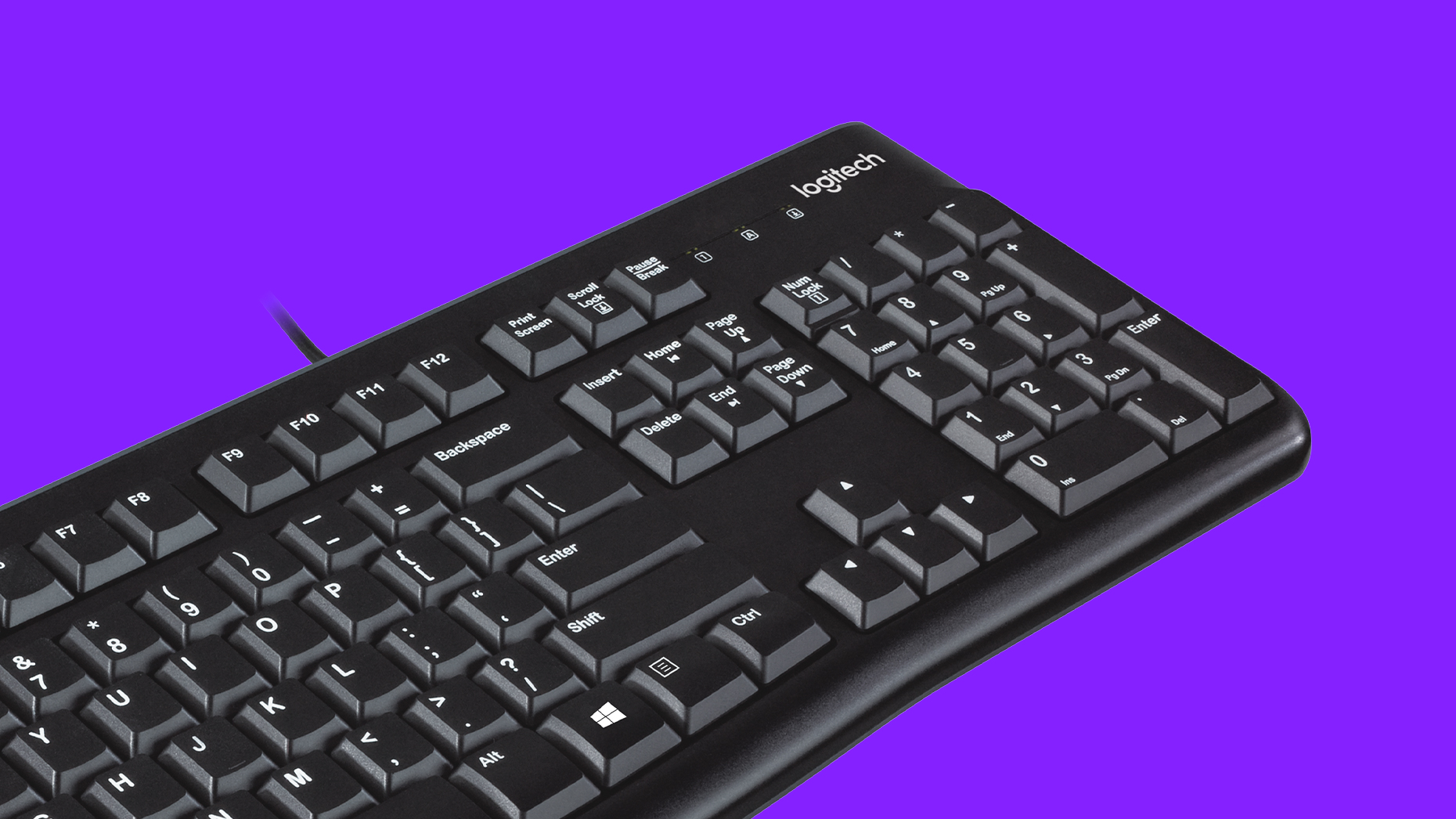Logitech K120 Tastiera USB Bulgaro Nero