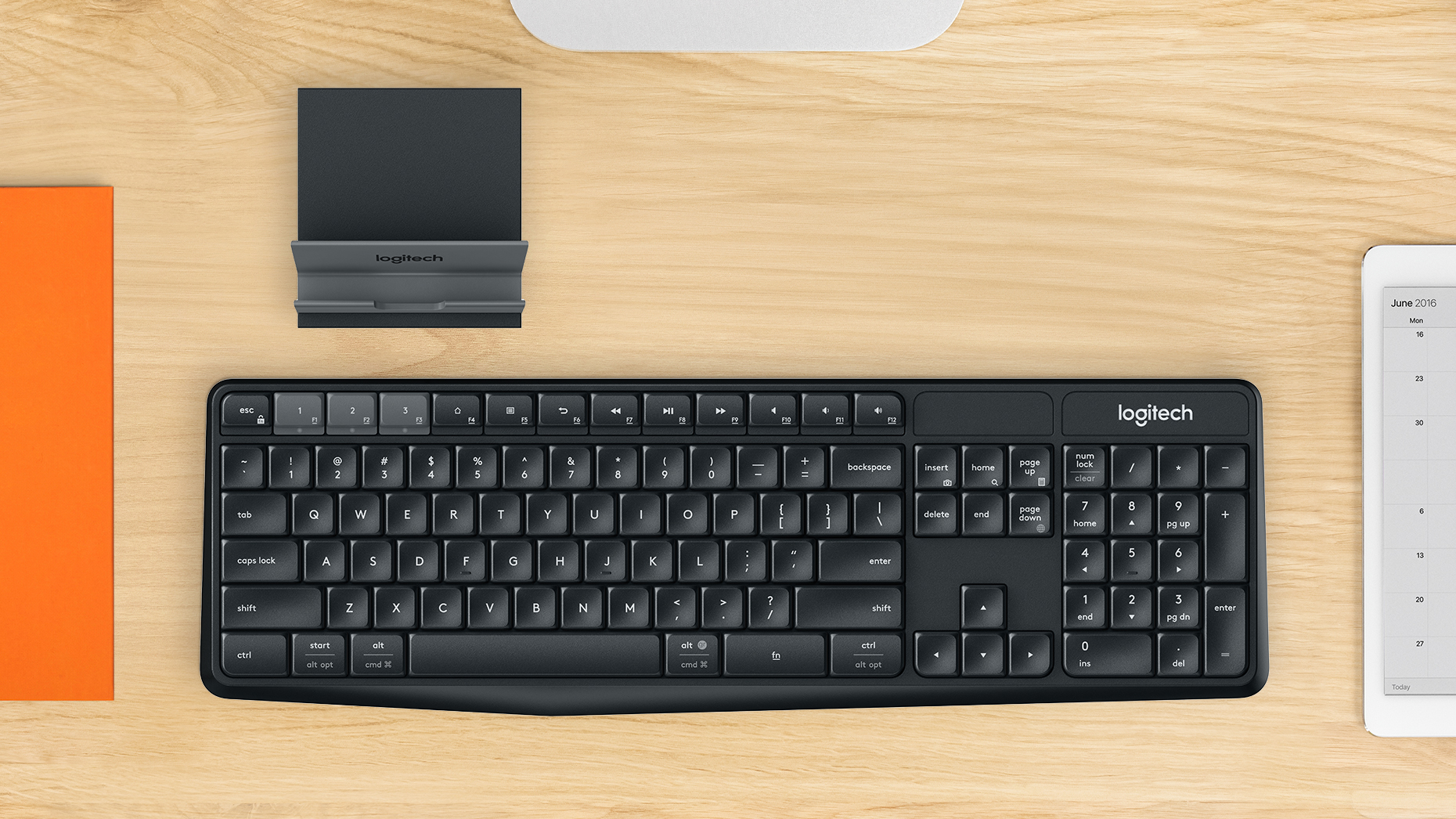 羅技K375s 多工無線鍵盤與支架組合