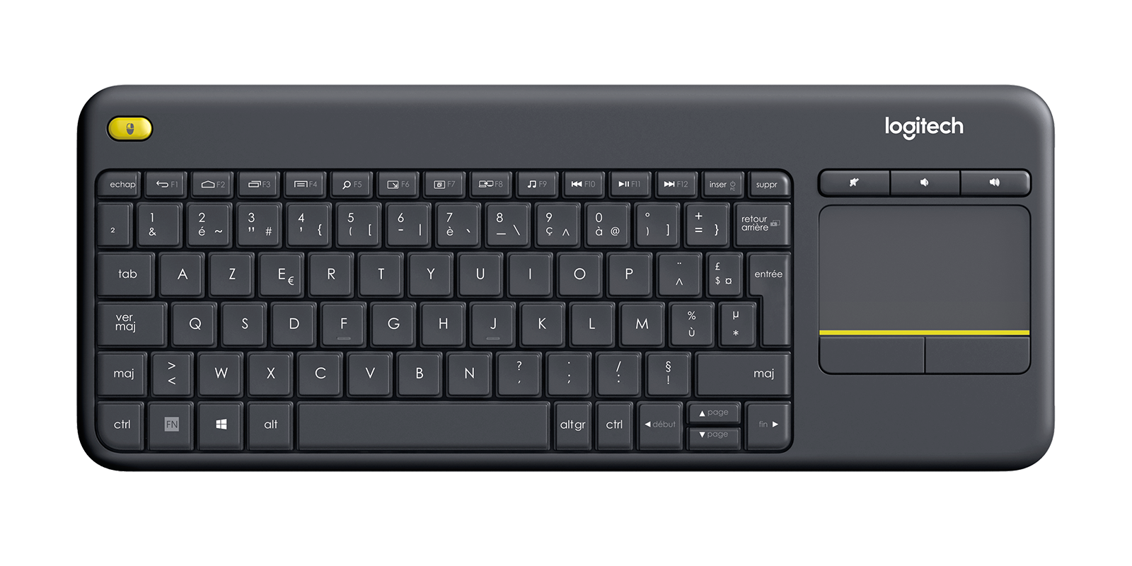 Logitech K400 Plus Touchpad Keyboard for TV connected PC