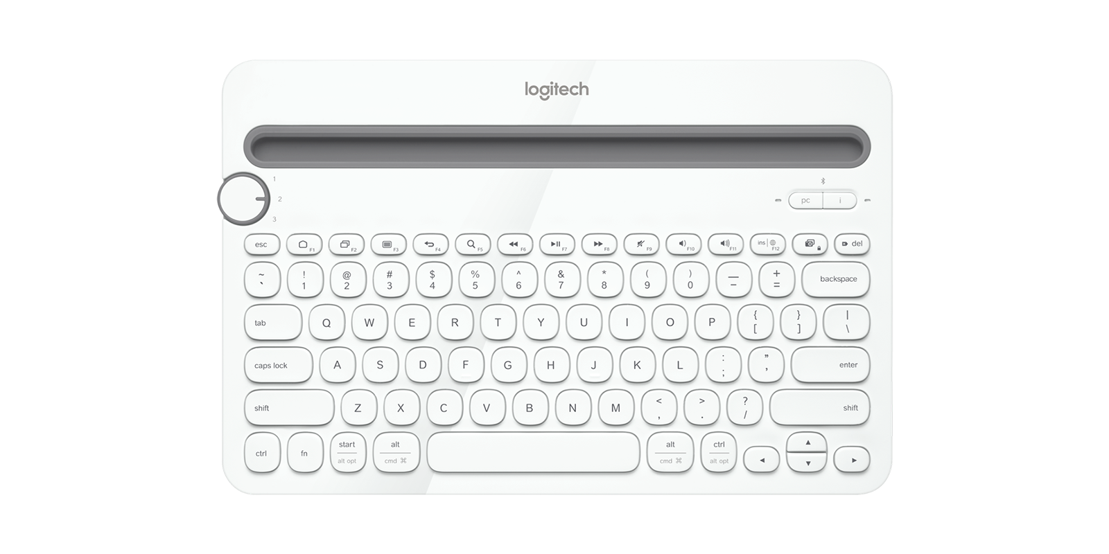 Logitech K480 Multi Device Bluetooth Wireless Keyboard