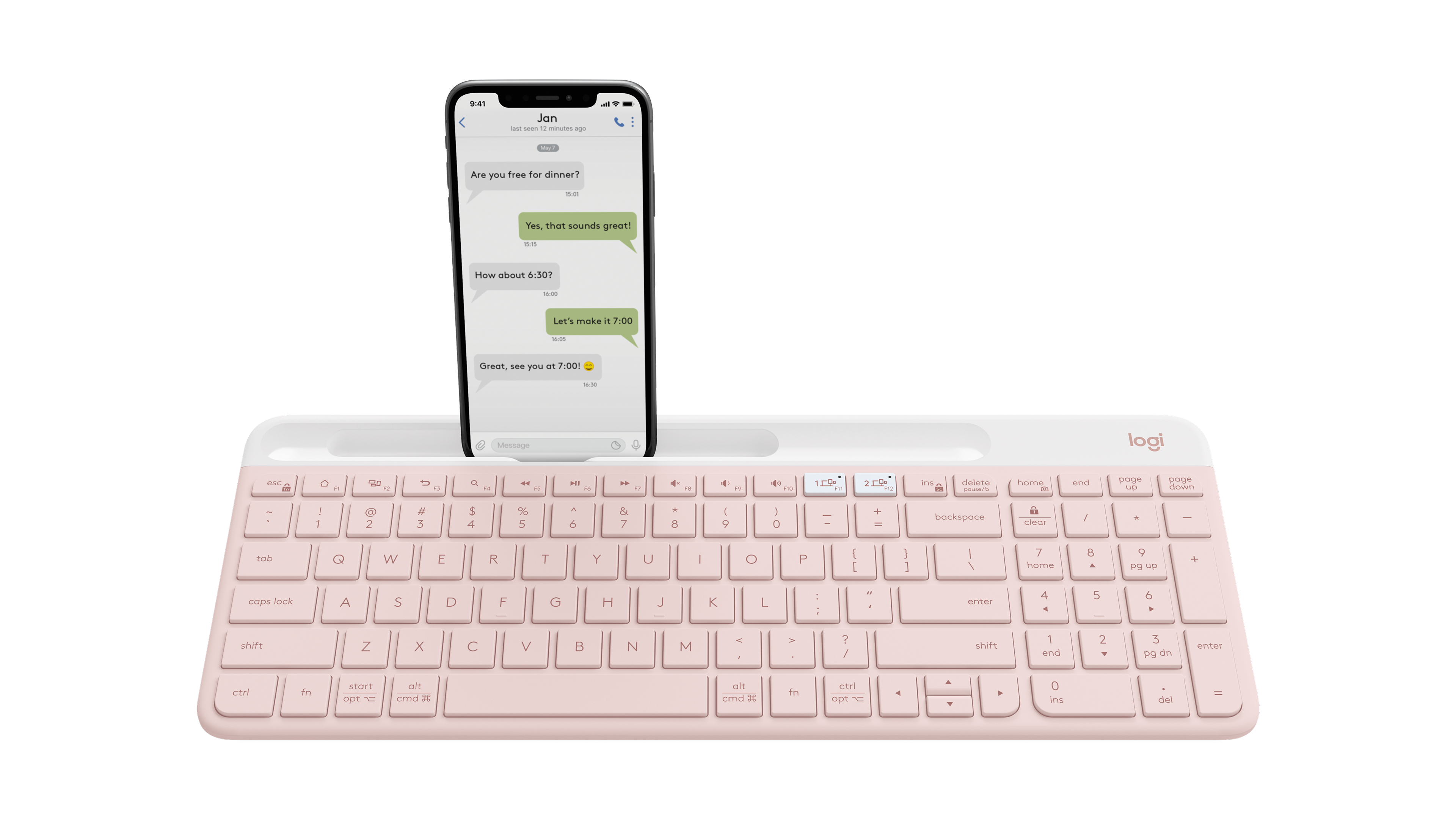 Logitech K580 Slim Multi-Device Wireless Keyboard with Bluetooth