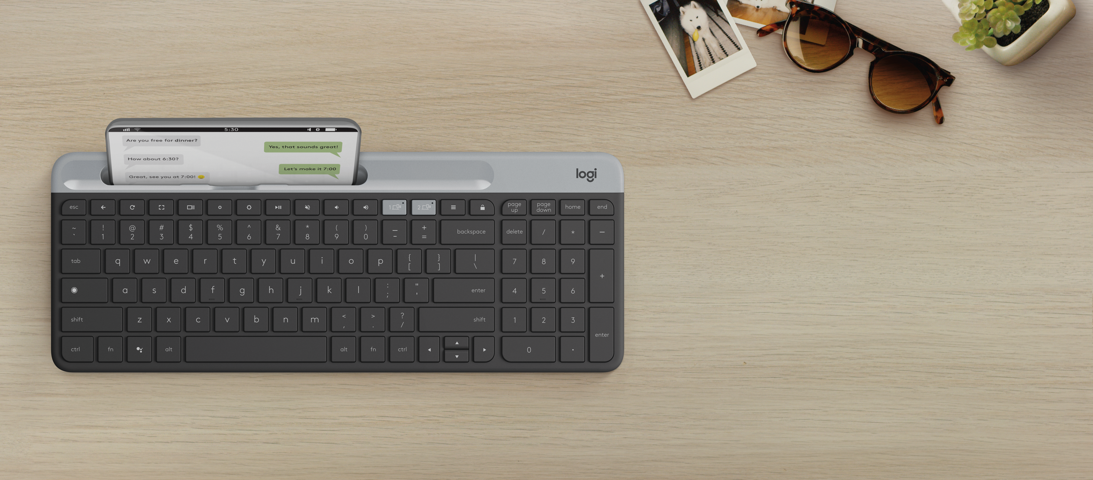 Logitech K580 Multi-Device Wireless Keyboard - Chrome OS™ Logitech K580 Multi-Device Wireless Keyboard - Chrome OS™