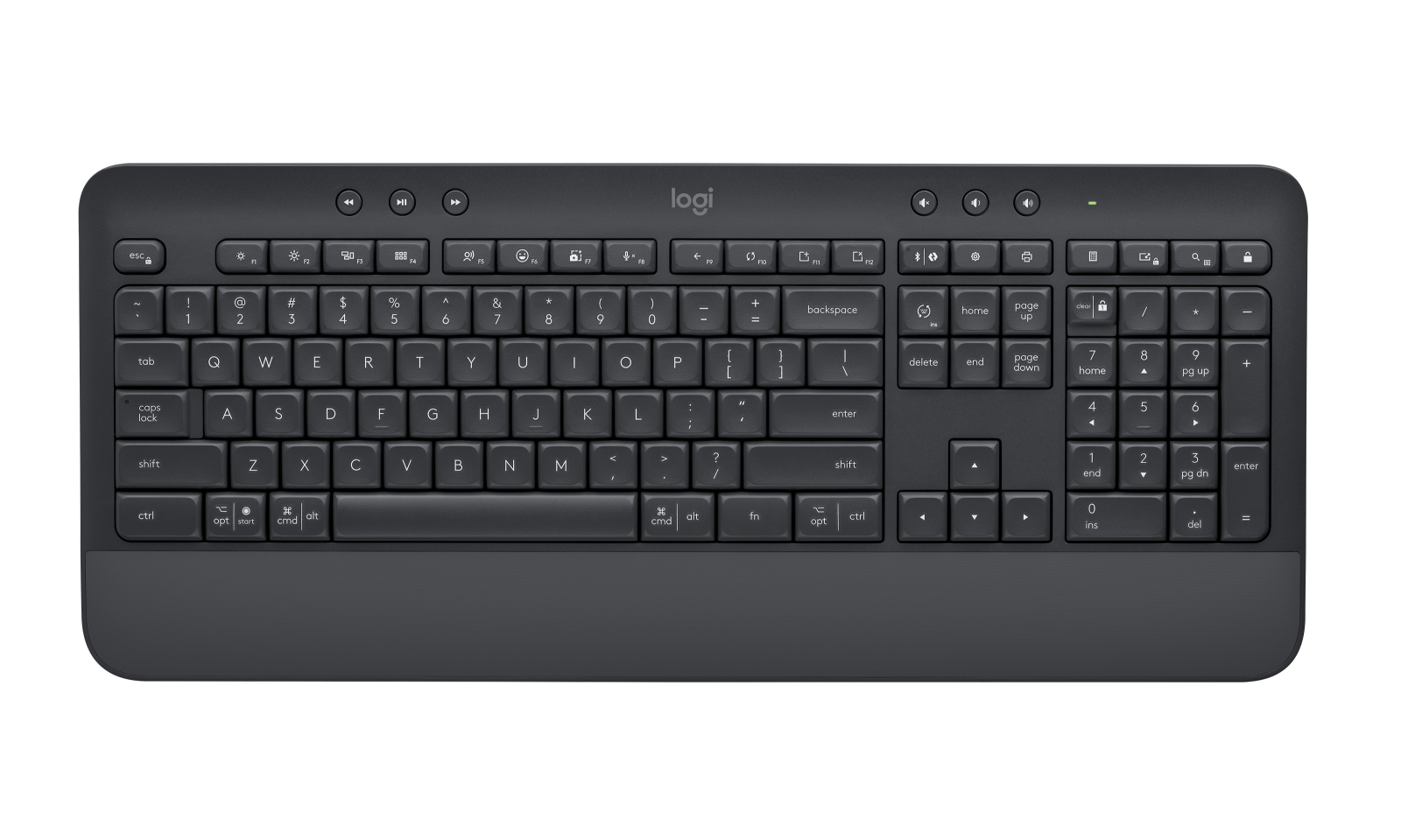 Signature K650 Wireless Comfort Keyboard, Graphite