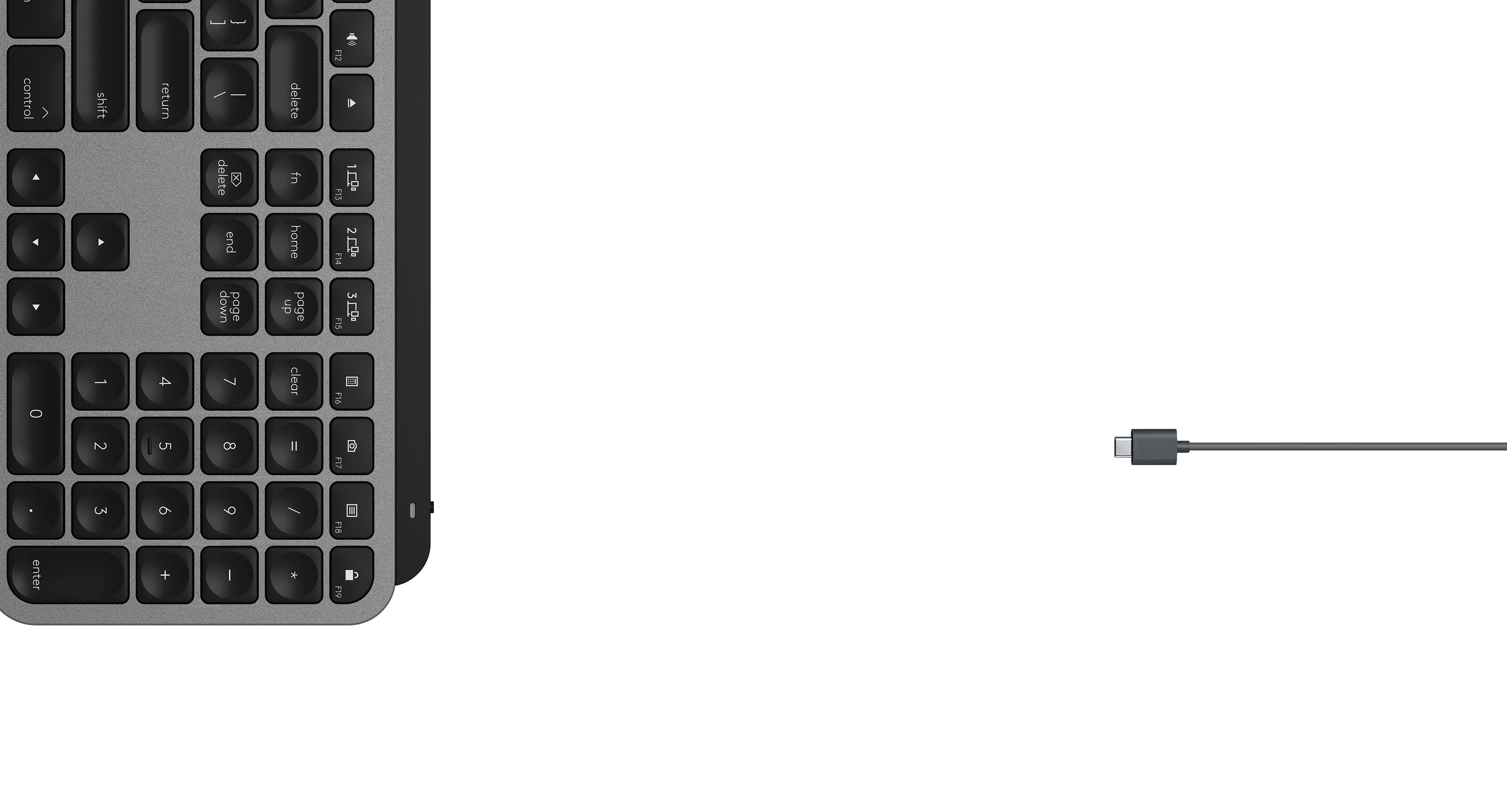 Logitech MX KEYS for Mac 本体 Logitech MX Keys for Mac - Wireless Illuminated Keyboard