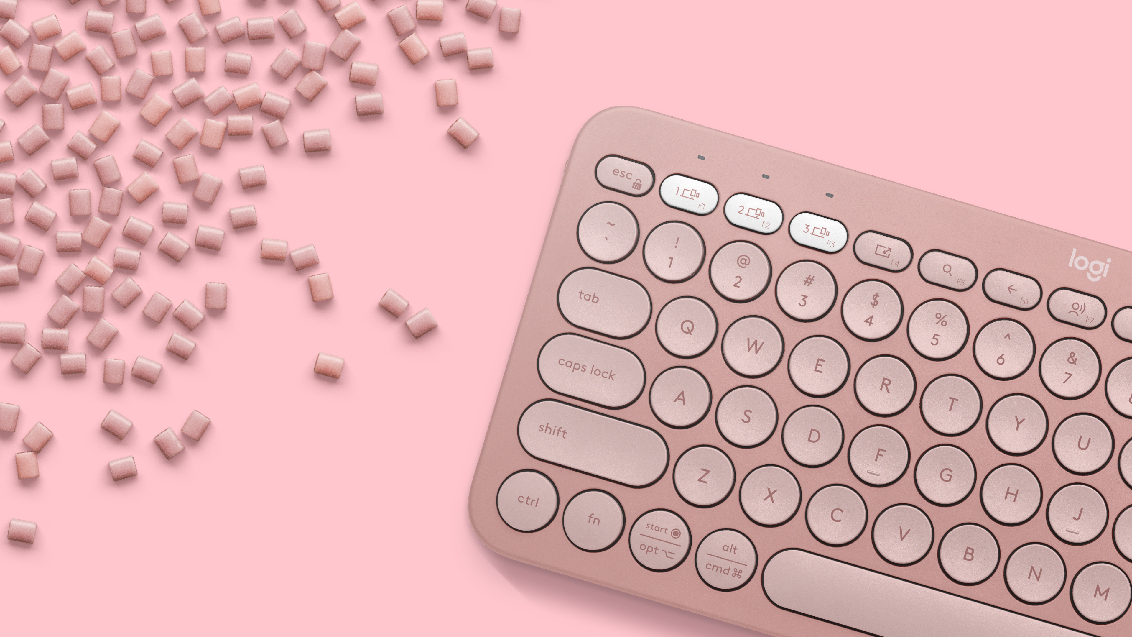 Pebble Keys 2 K380s Bluetooth Keyboard | Logitech