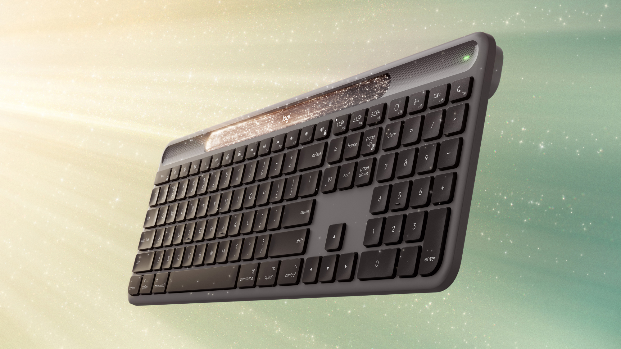 Logitech Signature Slim Solar+ Wireless Keyboard | Light Powered