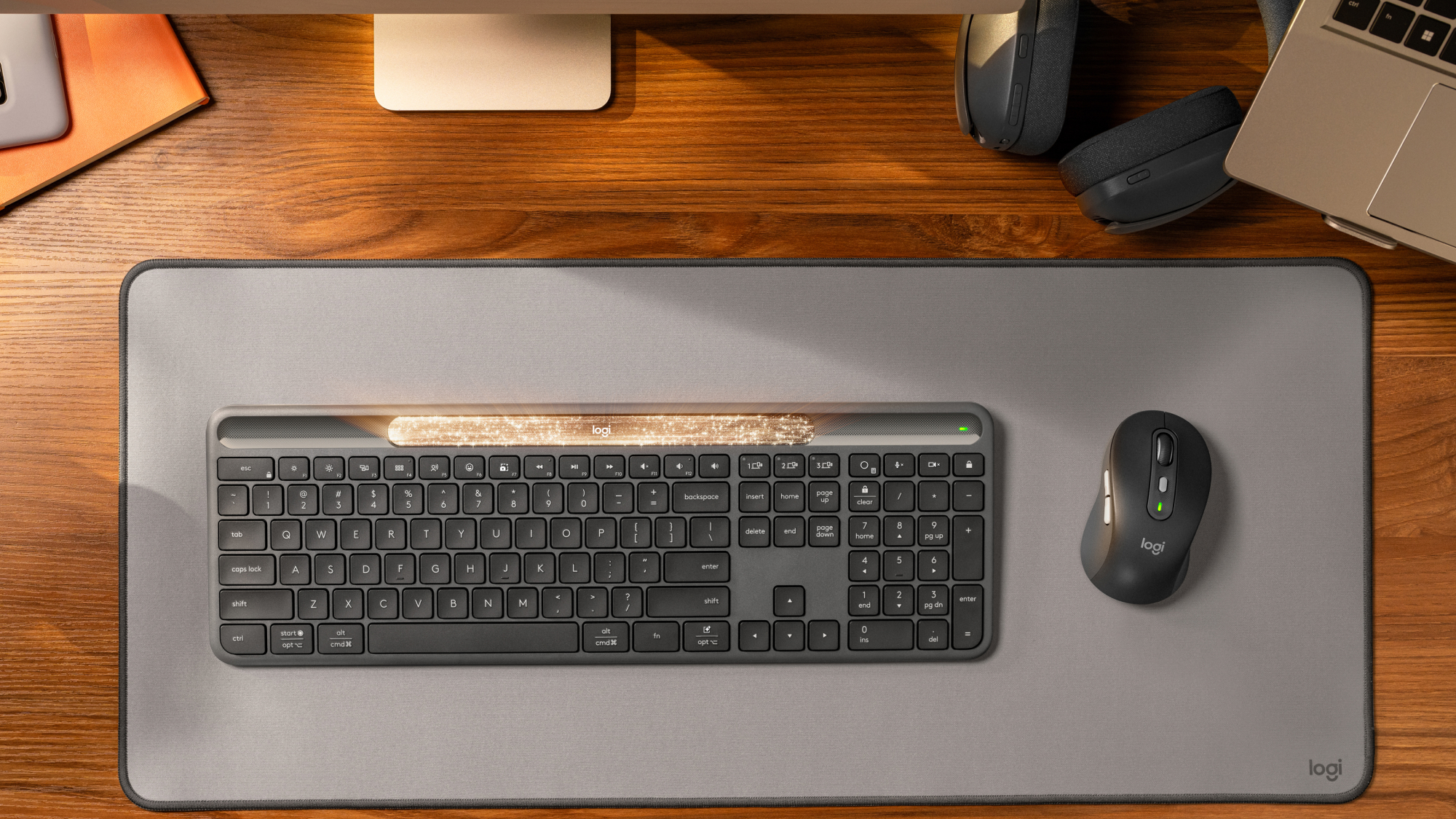 Logitech Signature Slim Solar+ Wireless Keyboard | Light Powered