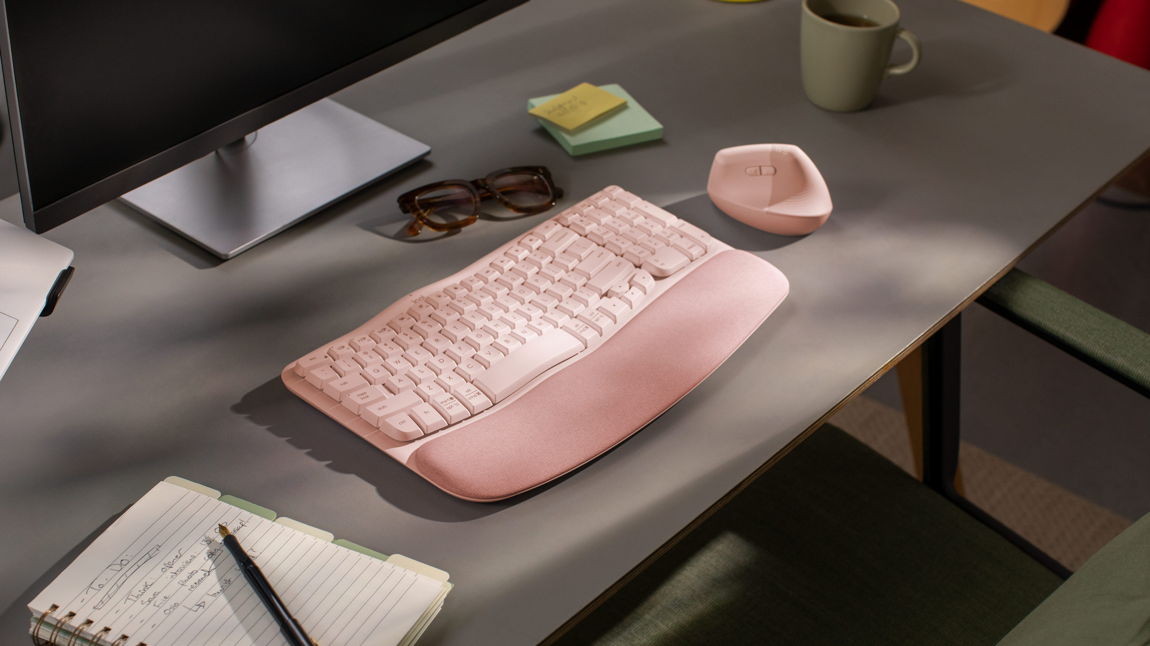 Wave Keys Ergonomic Wireless Keyboard | Logitech