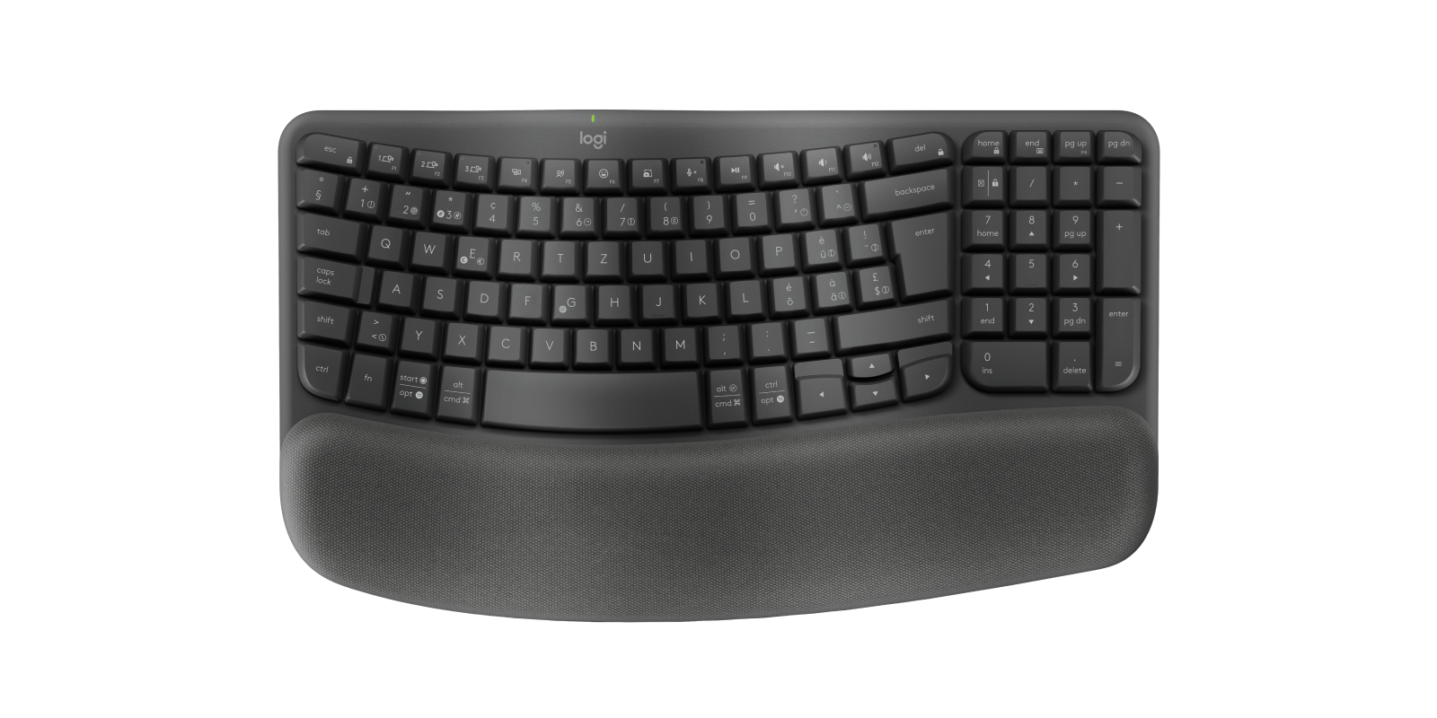 Logitech ワイヤレスキーボード ERGO K860 Amazon.com: Logitech Ergo K860 Wireless Ergonomic Keyboard