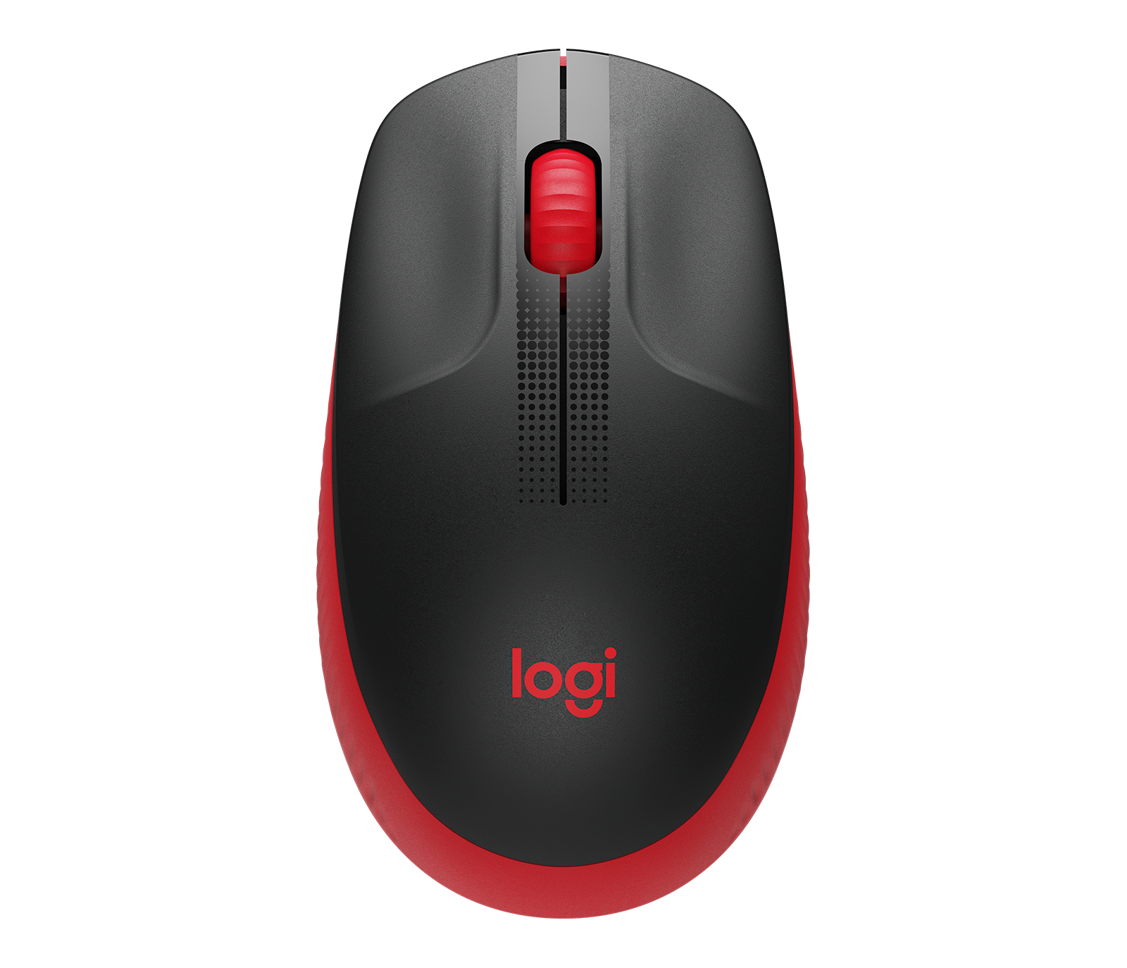 GEPO systems Logitech M190 Optical Wireless Mouse Black Red