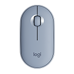 Logitech Pebble M350 Modern, liten, tyst, trådlös mus med Bluetooth - Blågrå от Logitech Many Geos