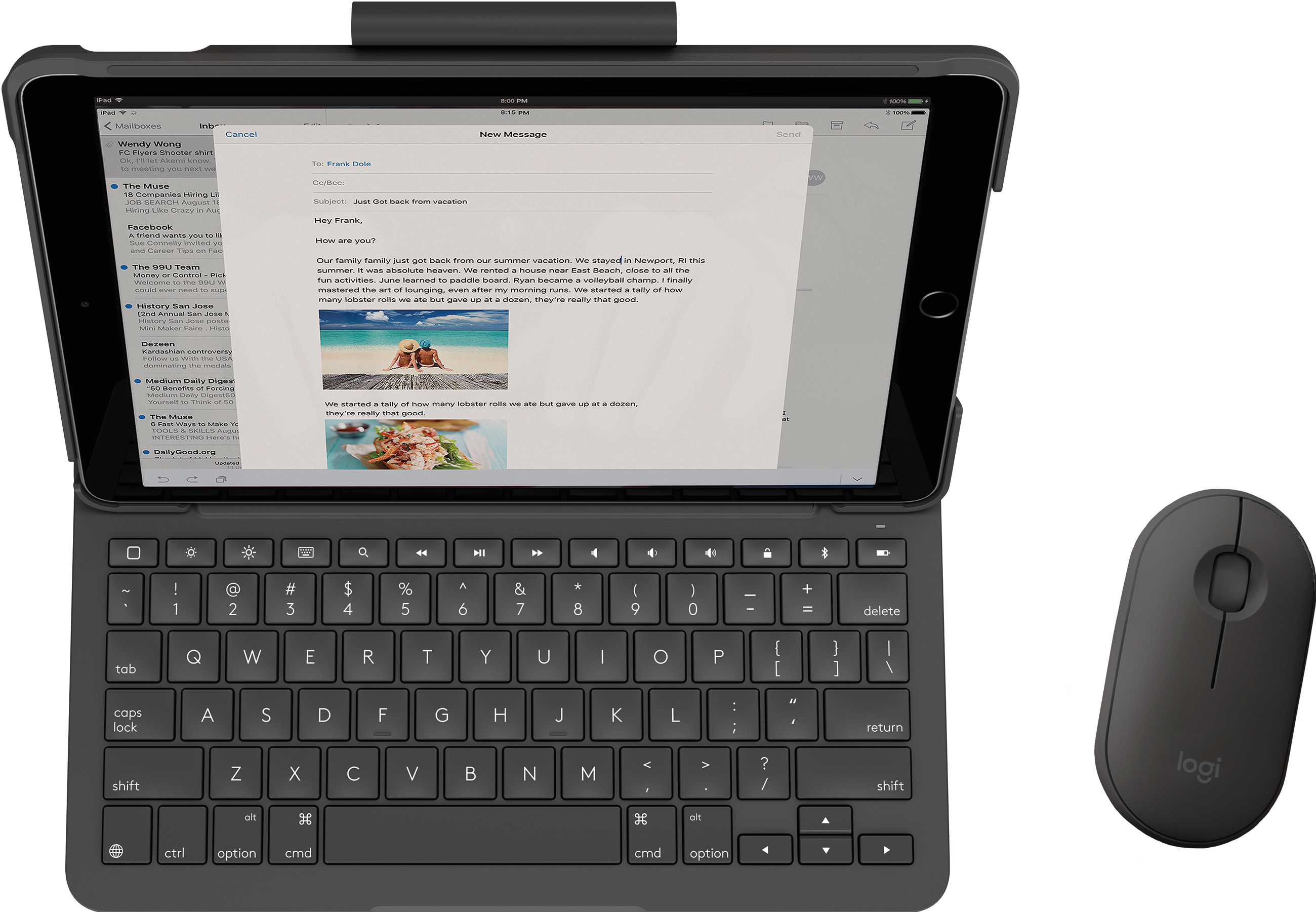Logitech Pebble i345 Portable Wireless Mouse for iPad Logitech Pebble i345 Portable Wireless Mouse for iPad