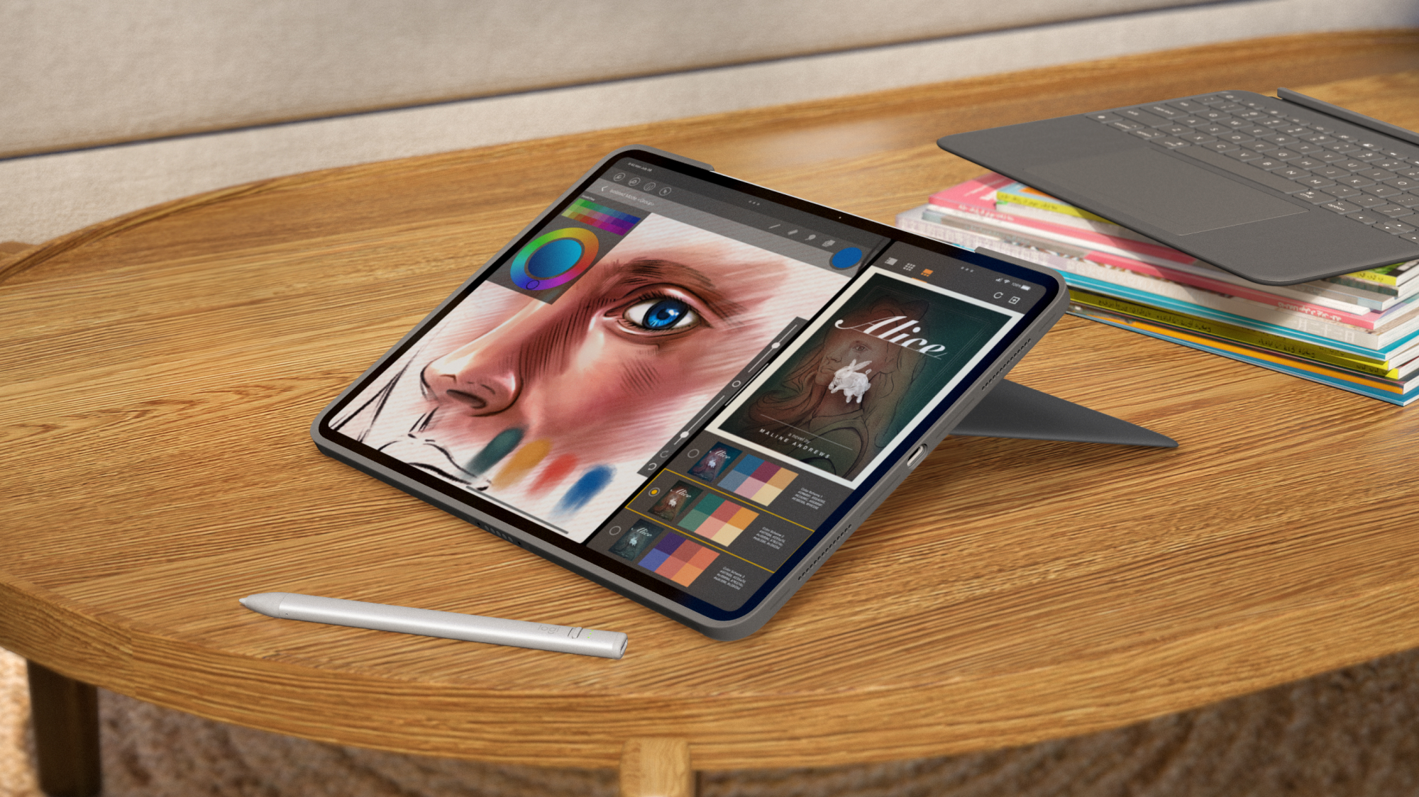 51▢Combo Touch iPad Pro 12.9インチ KM0321-9 Combo Touchキーボード