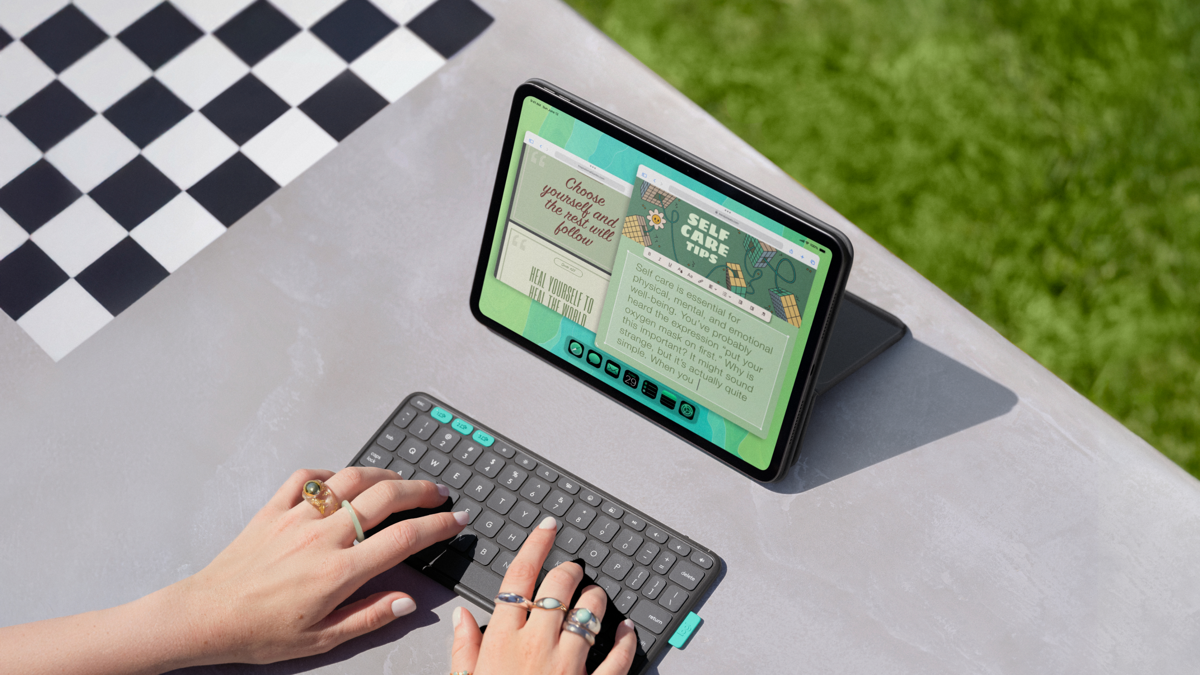 logi フリップフォリオ Flip Folio - iPad Klavyeli Kılıf | Logitech