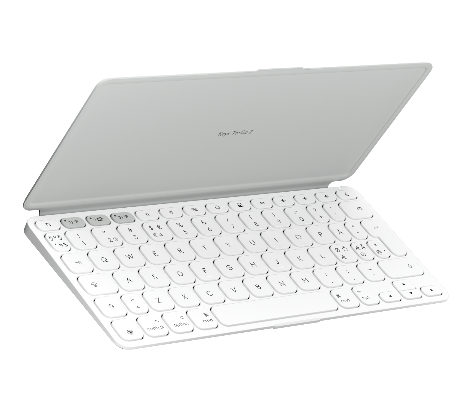 Custodia In Pelle PU Per Tastiera Logitech K380 - Cover Da Viaggio Sottile E Protettiva, Colore Blu - 3