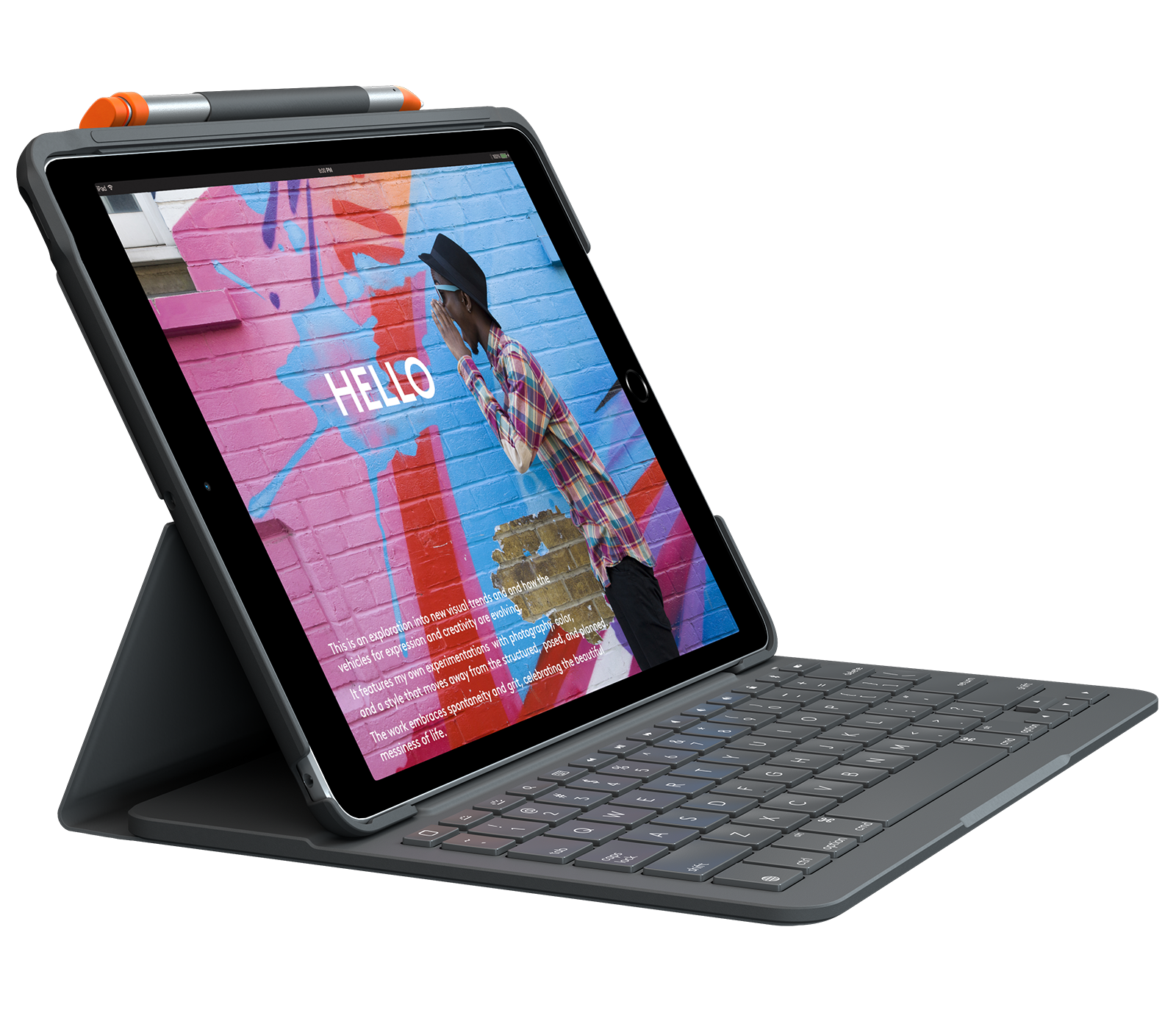 Logitech Slim Folio Ipad Keyboard Case For Ipad And Ipad Air