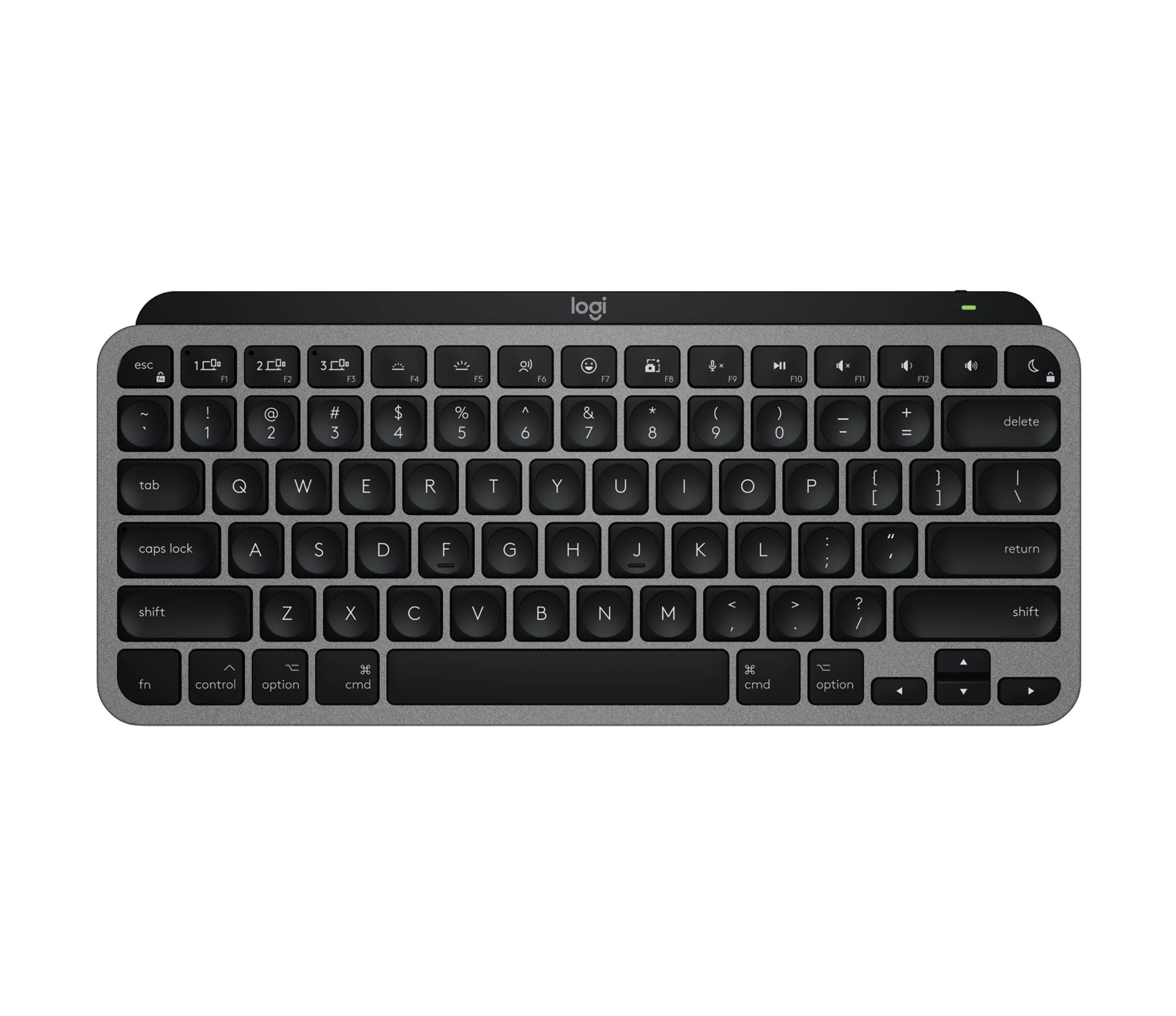 MX Keys Mini (Mac用) スペースグレー US配列 Refurbished MX Keys Mini for Mac keyboard | Logitech
