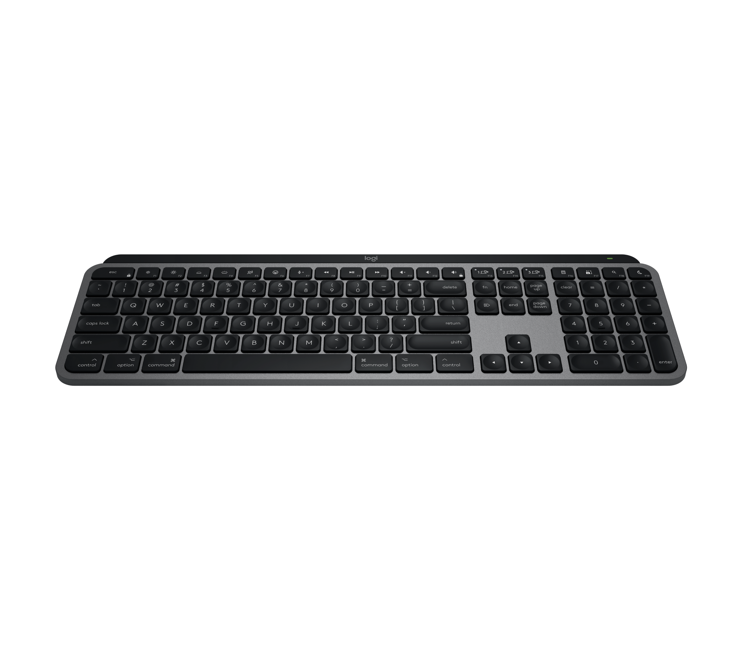 美品　MX Keys S for Mac logicool ブラック　正規品 MX Keys S for Macワイヤレスキーボード | ロジクール