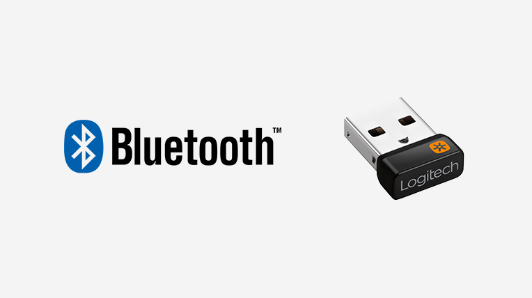 Bluetooth i odbiornik Unifying.